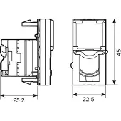 Legrand LCS2 Datacontactdoos Aderpaar - 076562