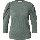 Vila Blouse 'VIAnine' jade groen