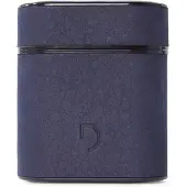 Decoded Aircase Leren AirPods Hoes Blauw