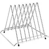 Hygiplas Heavy-Duty RVS Snijplankrek 7 Sleuven - CH052