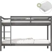 Sunny Jip Stapelbed Grijs – Met 2 Matrassen