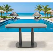 Lesli Living Loungetafel verstelbaar Geneva Deens ovaal 135x83cm