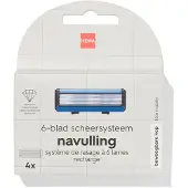HEMA 6-blad Scheersysteem Navullingen - 4 Stuks