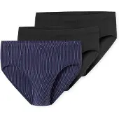 Schiesser Slim fit slips met elastische band in een set van 3