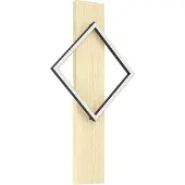 Eglo Design Wandlamp Boyal Zwart Met Hout