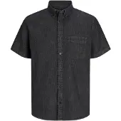 Jack & Jones Overhemd black denim