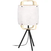 Eglo Surfleet Tafellamp - E27 - 51,5 cm - Zwart/Beige/Bruin