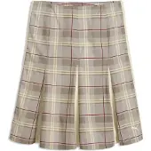 Puma T7 Pleated Tartan Woven Midi Rok