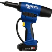 Gesipa Accu-blindklinkmoerapparaat | 8-delig 20.000 N L-Boxx | 1 stuk - 1679672 1679672