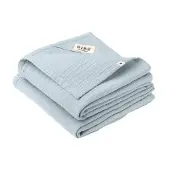 BIBS - Muslin Cloth 2-pack - Baby Blue - 70x70 cm