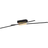 Eglo Plafondlamp Panagria Hout Zwart 2x13w