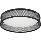 Eglo Luppineria Plafondlamp - LED - Ø 38,5 cm - Zwart|Wit - Staal