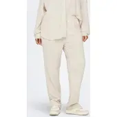 ONLY CARMAKOMA - CARSIESTA HW PULL-UP LINEN BL PNT NOOS Dames Broek
