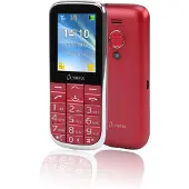 Olympia Joy II 2G (2.40", 2G), Sleutel mobiele telefoon, Rood, Zilver