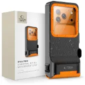 Tech-Protect IPX8 Pro Universeel Waterdicht Duik Hoesje Zwart / Oranje