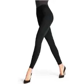 Falke Seamless Shaping eenkleurig materiaal legging dames zwart - maat XS 34-36