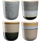 Leonardo Roma koffiemokjes 330ml - set/4 assorti