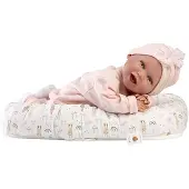 Llorens Mimi Smiles Future Artist Crib Baby Doll 42 Cm Roze Kinderen
