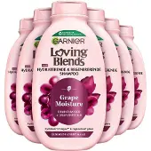 Garnier Loving Blends Grape Moisture Shampoo 300ml - 6 stuks