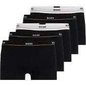 BOSS Boxershorts 'Essential' zwart / wit