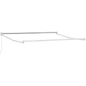 vidaXL Inklapbaar Zonnewering Frame Wit 300 x 250 cm Aluminium