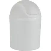 Wenko Schwingdeksel emmer, Arktis Wit, 1,5 liter