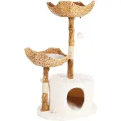 Flamingo Krabpaal – Design Line Hector – krabpaal kat – krabmeubel – design krabpaal – 75x46x111 cm – beige