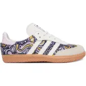 Adidas Sneakers 'Samba x Liberty London' grijs / donkerlila / pastelroze / wit