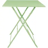 Bolero Stalen Klaptafel Lichtgroen 600mm - FT271