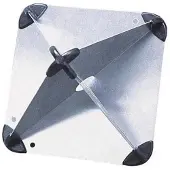 Trem Radar Reflector Zilver 20 x 20 x 30 cm