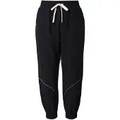 Ulla Popken - Dames - Functionele trainingsbroek waterafstotend reflector - Zwart - Maat 46+