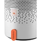 Kooduu Serena Play Portable speaker lamp | Powered by SOUND BY JBL | Frosted Silver