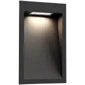 Wever & Ducre Oris Outdoor Inbouw Wandlamp Oris 2.0 | Black Matt