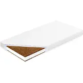 NEW BABY STANDARD babymatras 120x60x8 cm kokos-schuim - Wiegmatras