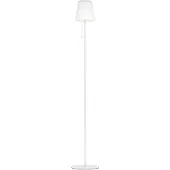 Eglo Scordiano-L zonne-LED-terraslamp, wit, hoogte 120 cm, wit / opaal, metaal, Modern
