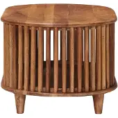 vidaXL Handgemaakte Salontafel Teakbruin 85 x 50 x 40 cm