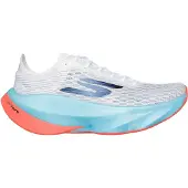 SKECHERS SKX AERO TEMPO Dames Sportschoenen - Wit / Turquoise / Coral