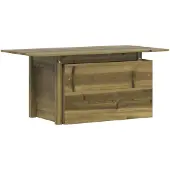 vidaXL Tuintafel 100x50x75 cm geïmpregneerd grenenhout