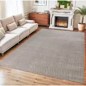 Muratap Vivant japandi vloerkleed laagpolig effen beige- 140x200 cm
