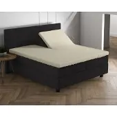 Dreamhouse Splittopper hoeslaken - dubbel jersey - crème - 160x200/220 cm
