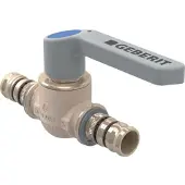 Geberit Mepla kogelkraan met bedieningshendel, DN 25, 604.020.00.2