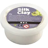 Creative Labs Silk Clay modelleerklei, wit, 40 gram