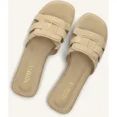 Notre-V Dames Slippers 9672la - Beige - Maat 38