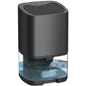 INF Efficiënte luchtontvochtiger voor thuis - 1000ml - Zwart