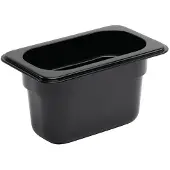 Vogue GN bakken plastic 1/9 | 2 Formaten - zwart