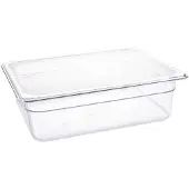 Vogue Gastronormbak Vogue, polycarbonaat, transparant, GN1/2, 100mm diep