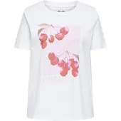 ONLY Carvivibe T-shirts Dames Wit S-42/44