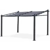 Sweeek Muurpergola 3x4m Grijs