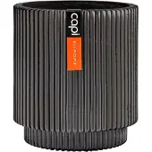 Capi Europe Bloempot Groove Antraciet D 15 H 17 Cm