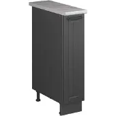Vicco Apotheekkast Fame-Line, Donkergrijs/Antraciet, 20 cm, WB Marmer